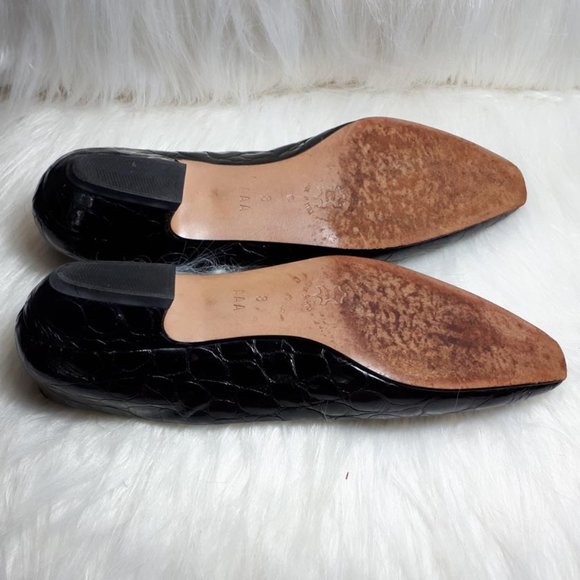 "Amalfi" for Ingledews black leather pumps size 8 AAA - Picture 4 of 5